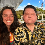 First man to undergo face and double hand transplant shares new photos celebrating engagement